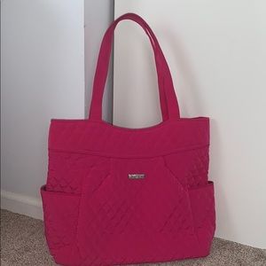 Vera Bradley Quilted Pink Tote Bag